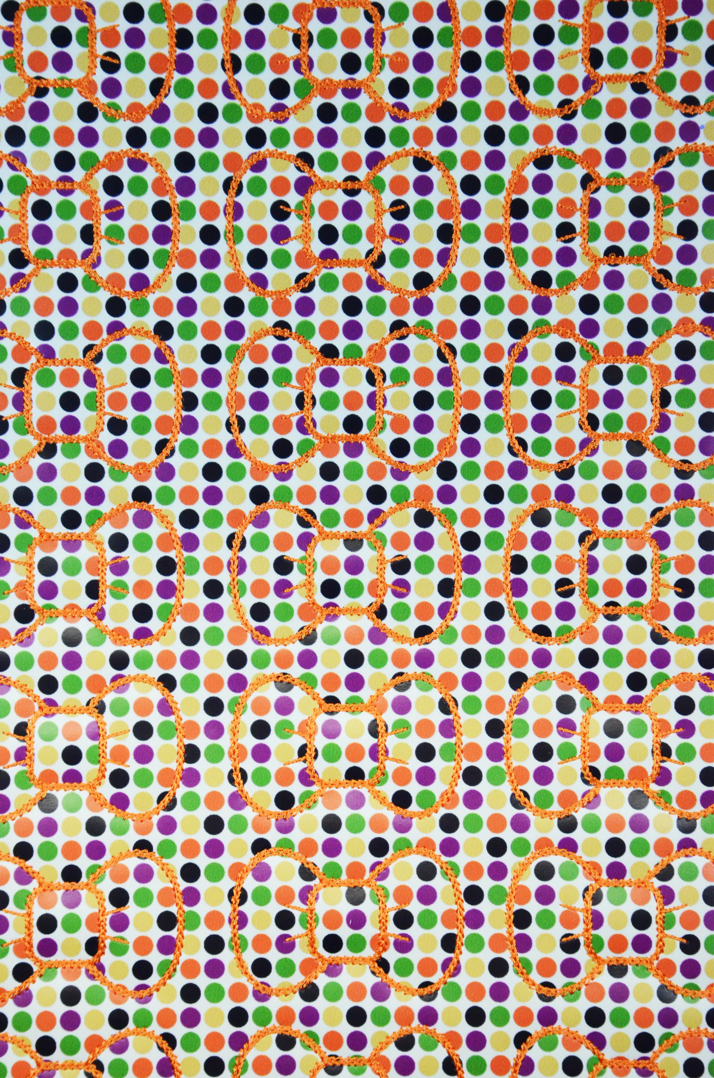 Halloween Dots Bow