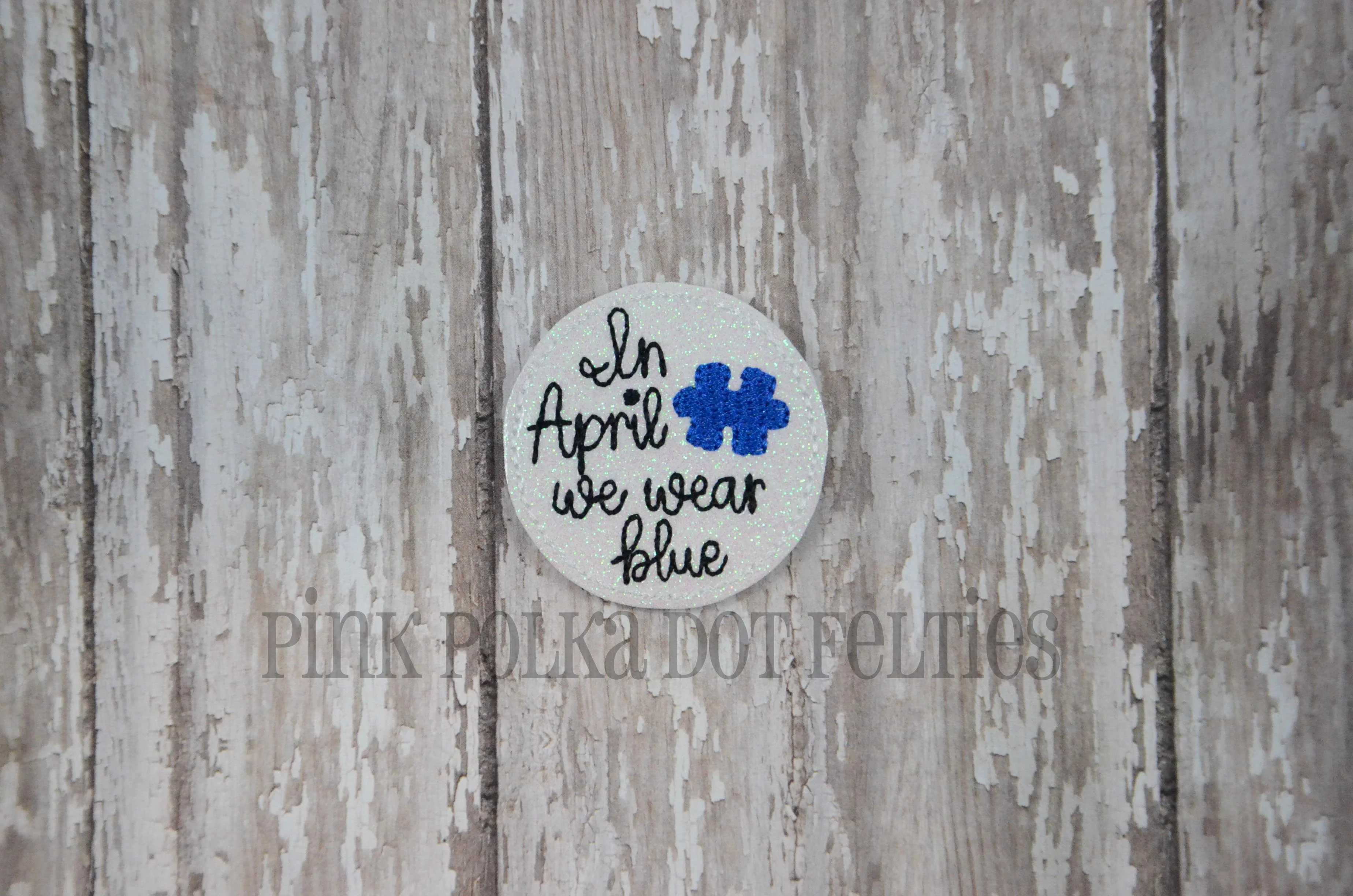 In April we wear Blue