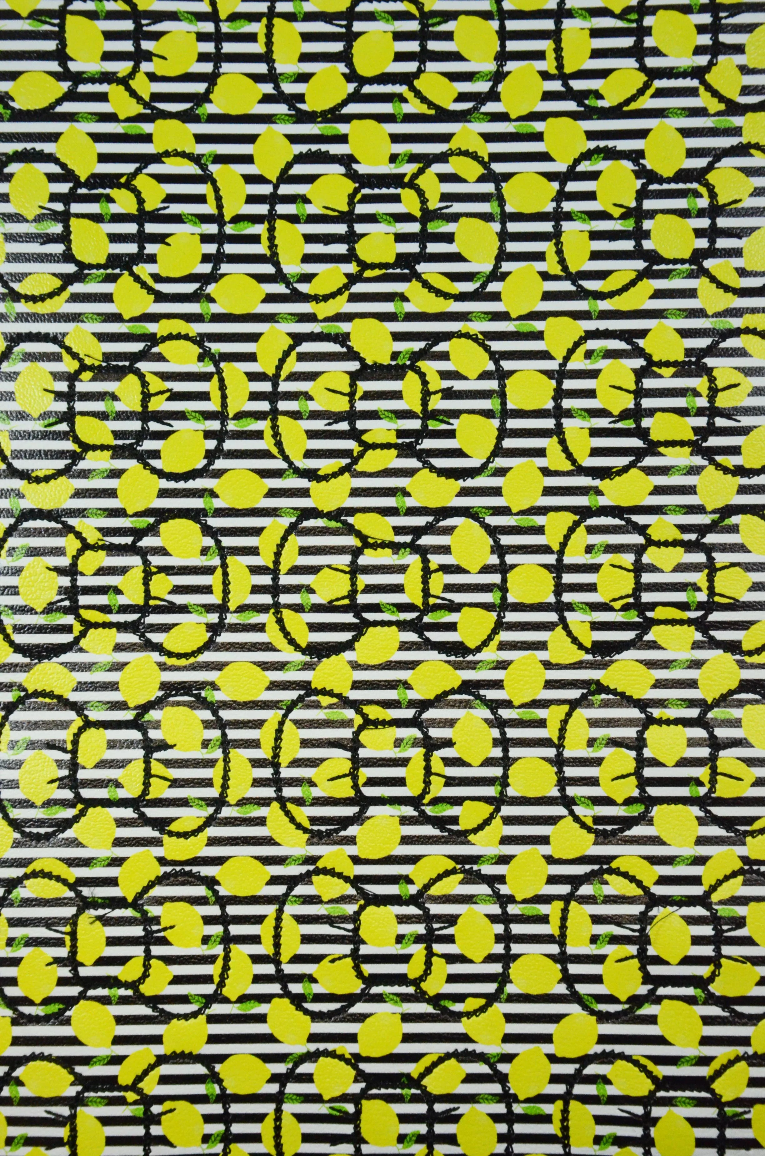 Striped Lemon Bow