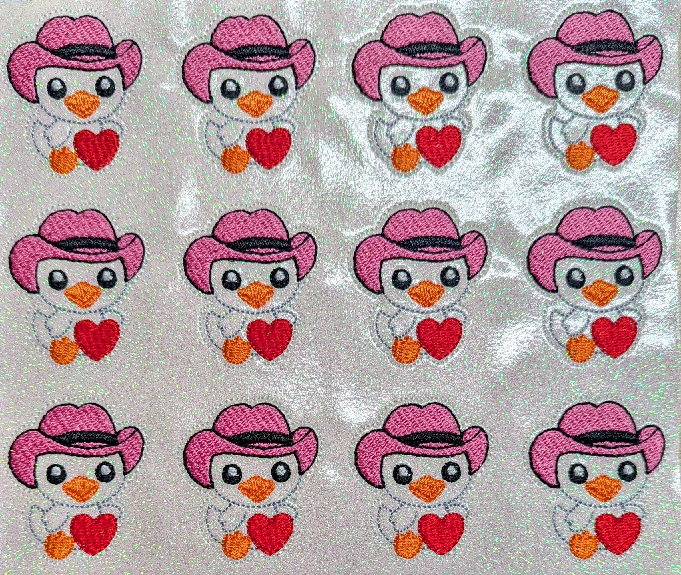 Valentine Cowboy Baby Goose