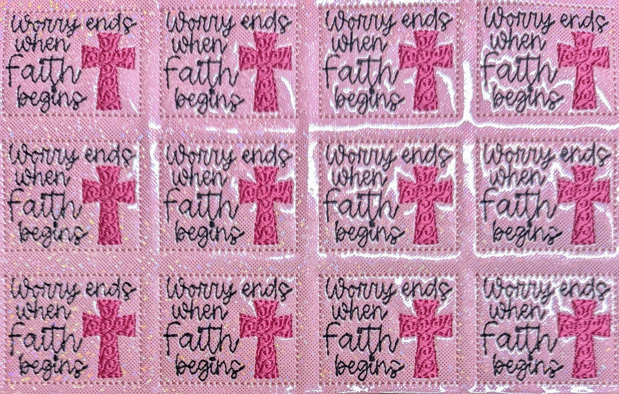 Worry Ends when Faith Begins